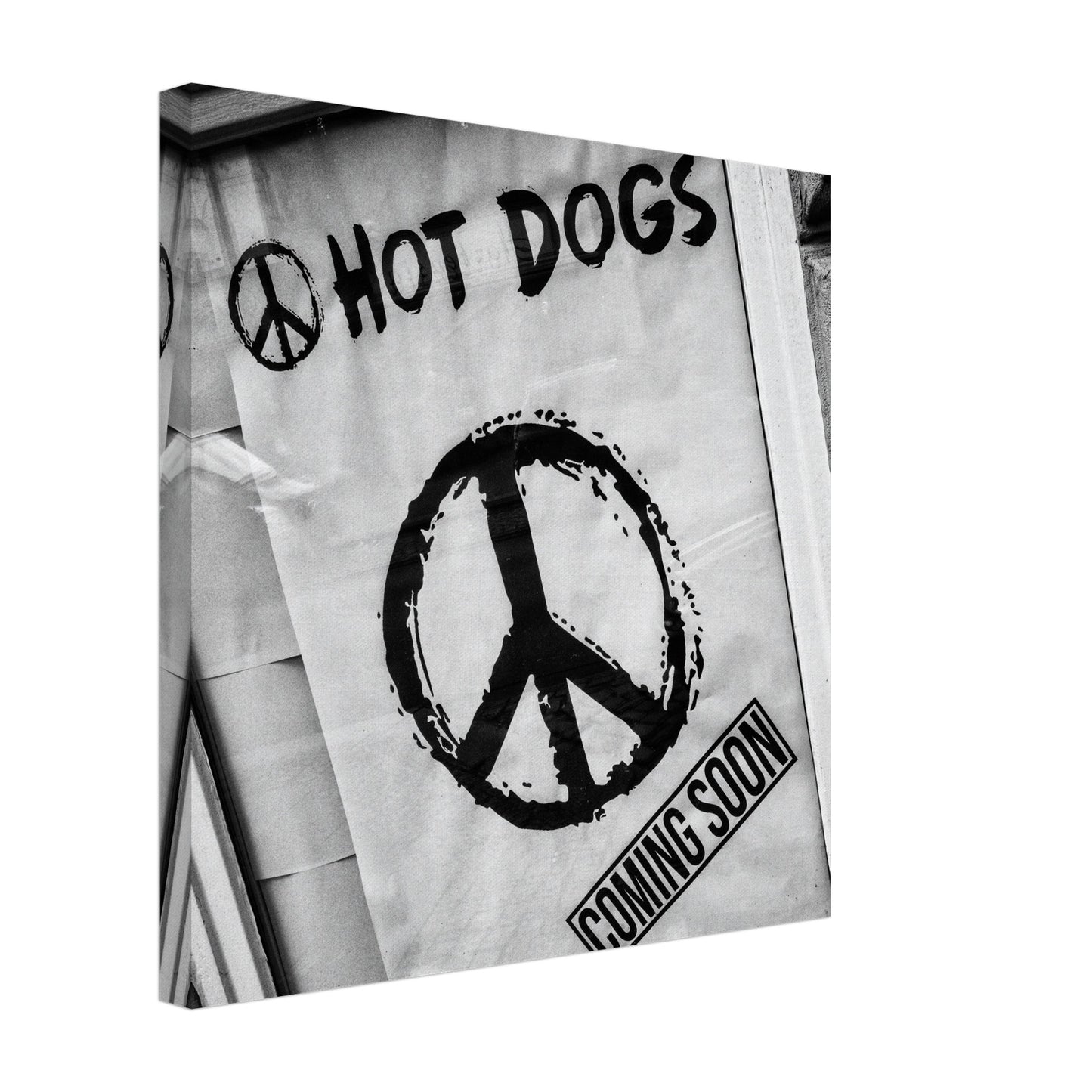 Peace Hot Dog - Canvas