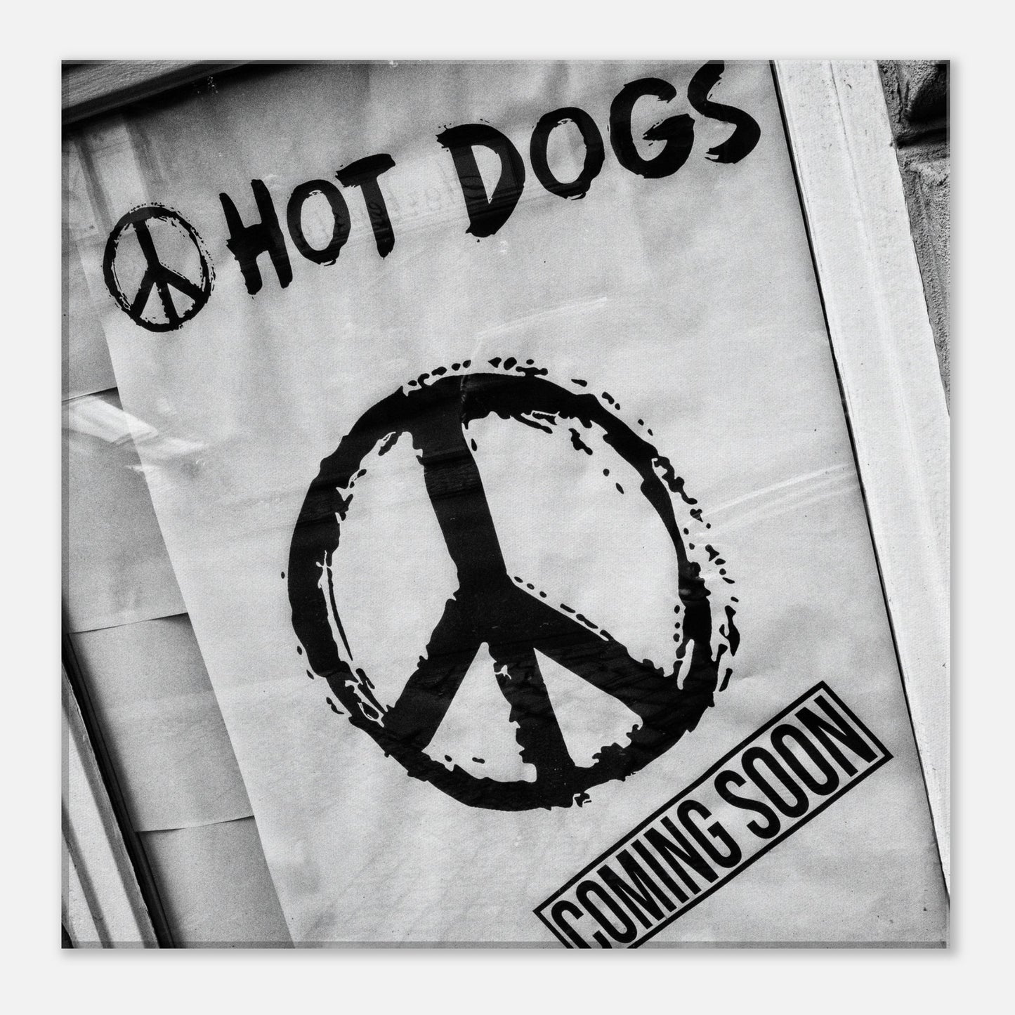 Peace Hot Dog - Canvas