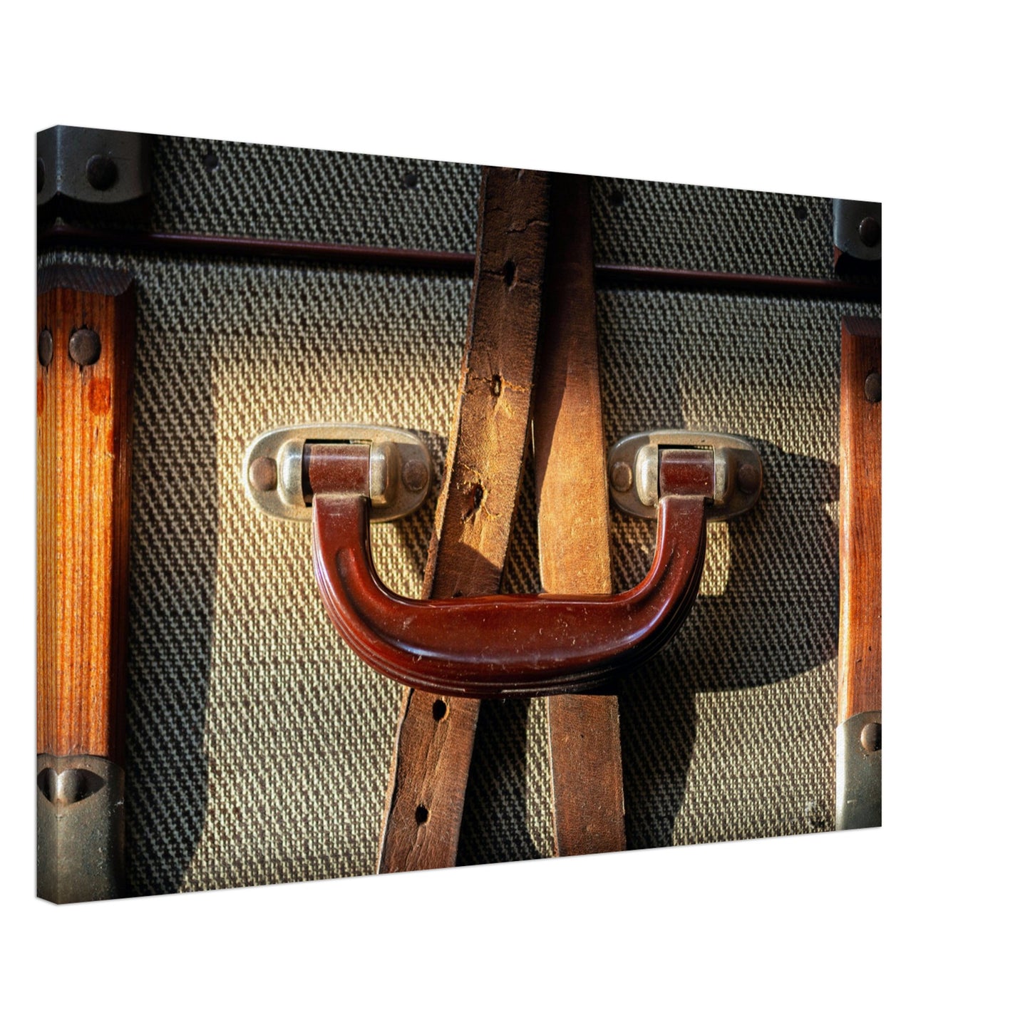 My old suitcase handle - Canvas