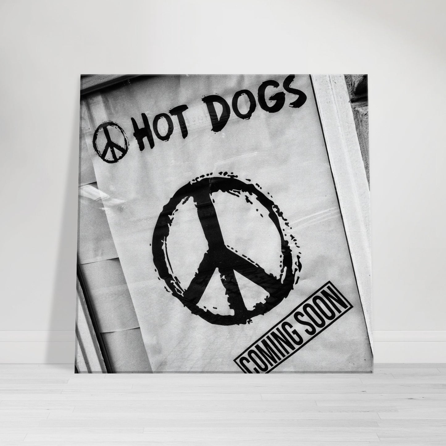 Peace Hot Dog - Canvas